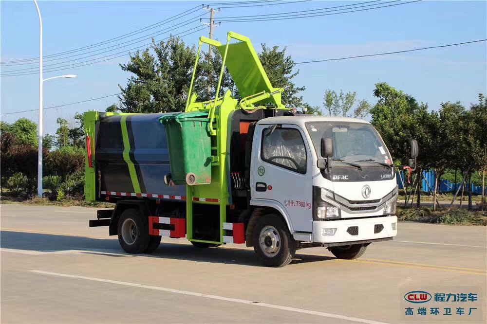 國六東風(fēng)?多小?利卡側(cè)裝壓縮垃圾車多維展示